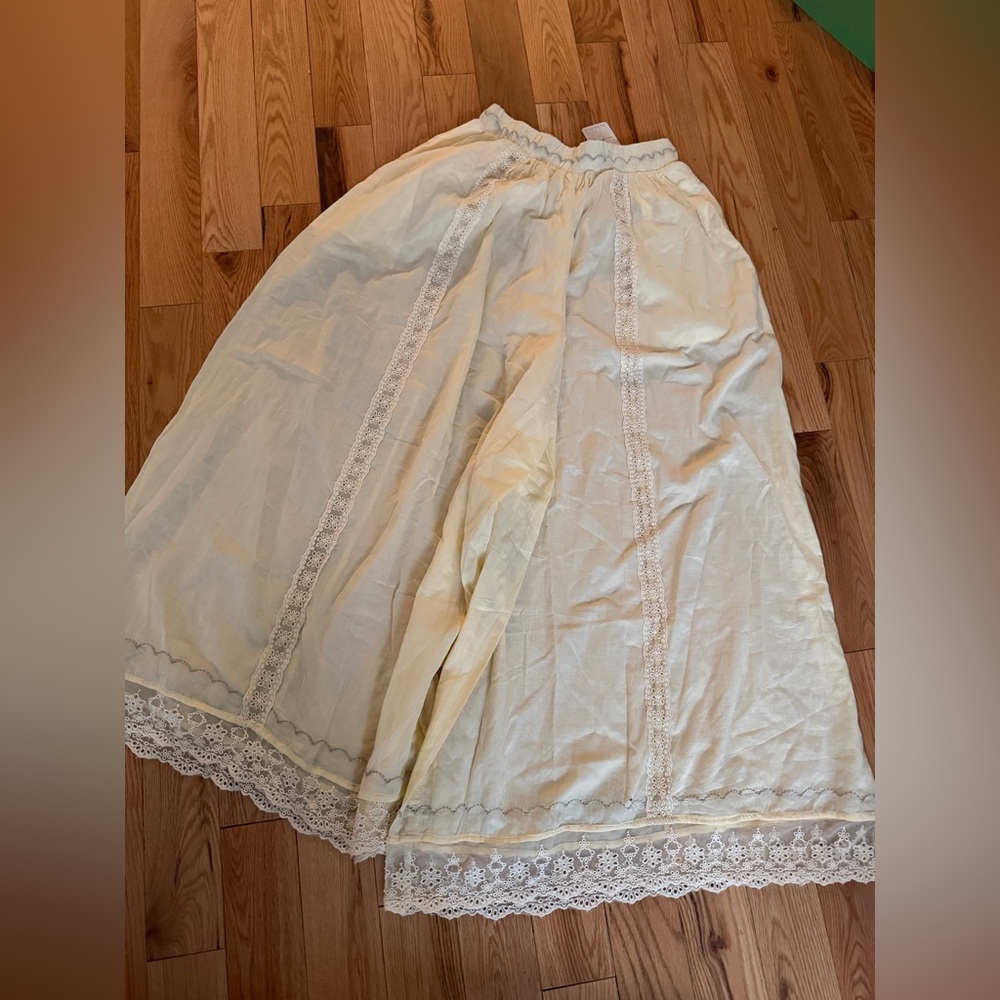 FREE PEOPLE 
Hey Lover Solid Sleep Pants - Butter - Picture 3 of 4
